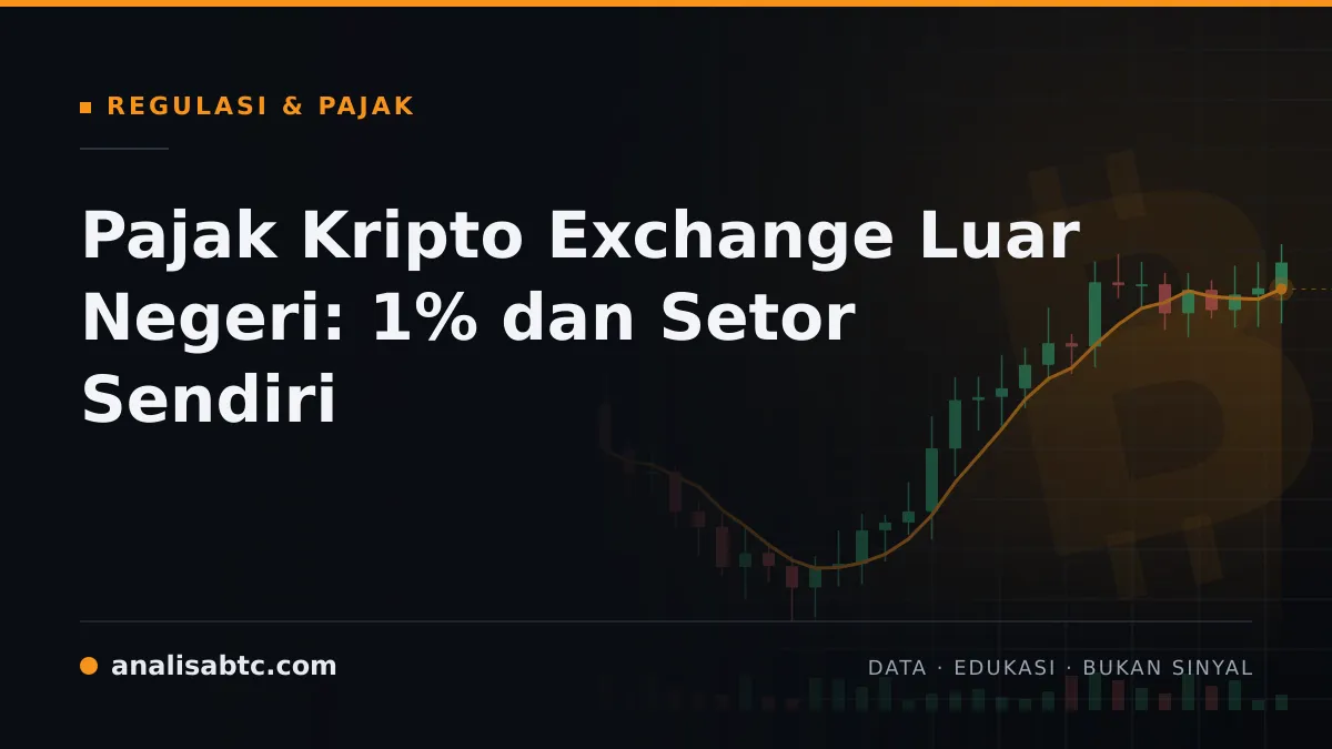 Pajak Kripto Exchange Luar Negeri: 1% dan Setor Sendiri
